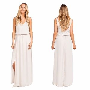 BOGO Show me your mumu Kendall Maxi Show Me The Ring Crisp Tan Beige Neutral